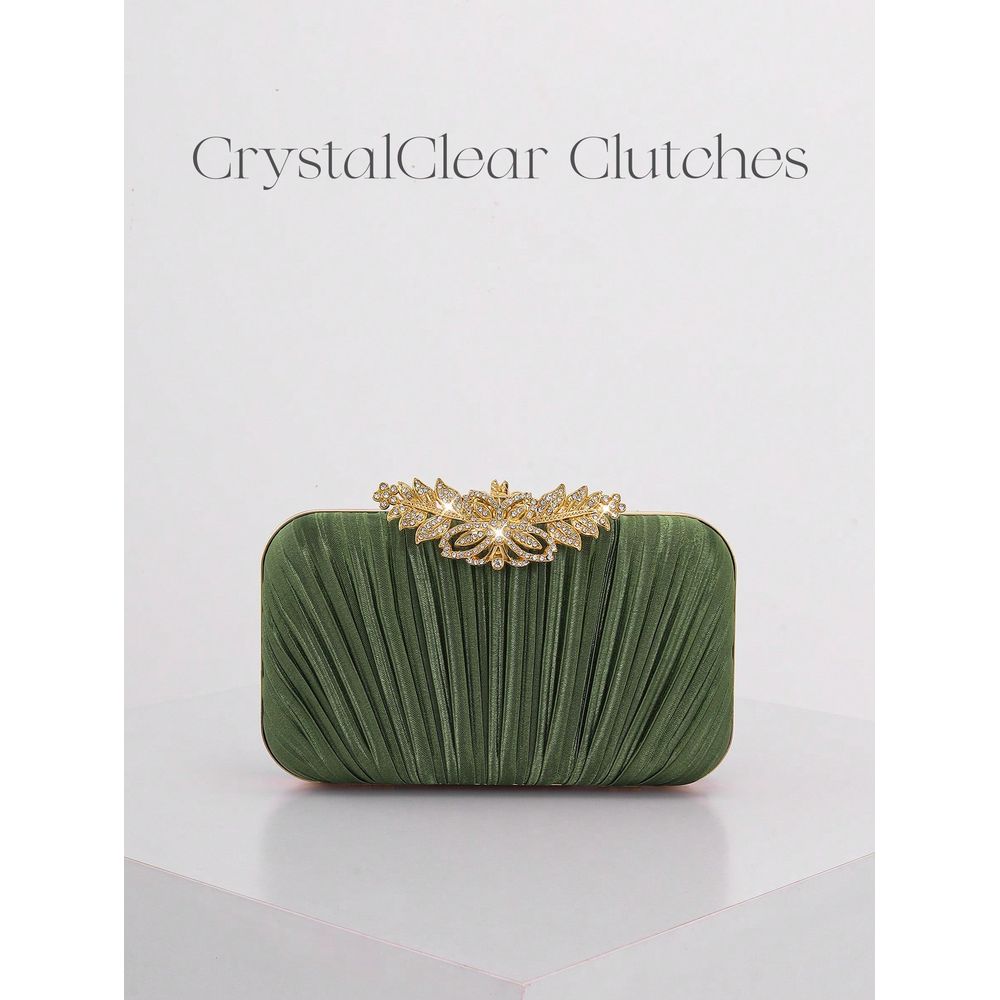 Fashion Rhinestone Decor Flap  - Event Party Box 리뷰 및 가격