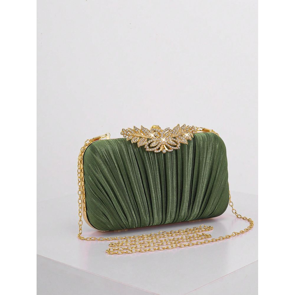 Fashion Rhinestone Decor Flap  - Event Party Box 리뷰 및 가격