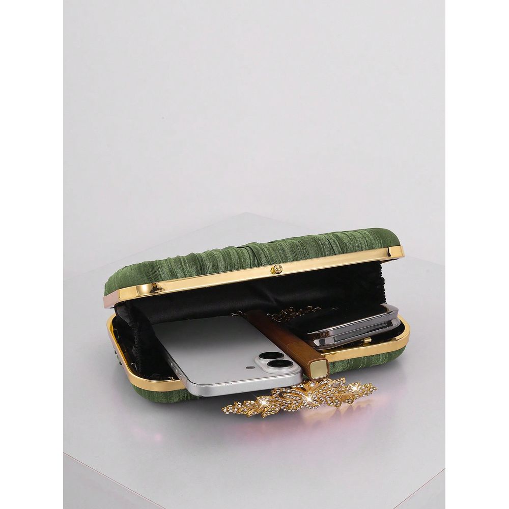 Fashion Rhinestone Decor Flap  - Event Party Box 리뷰 및 가격