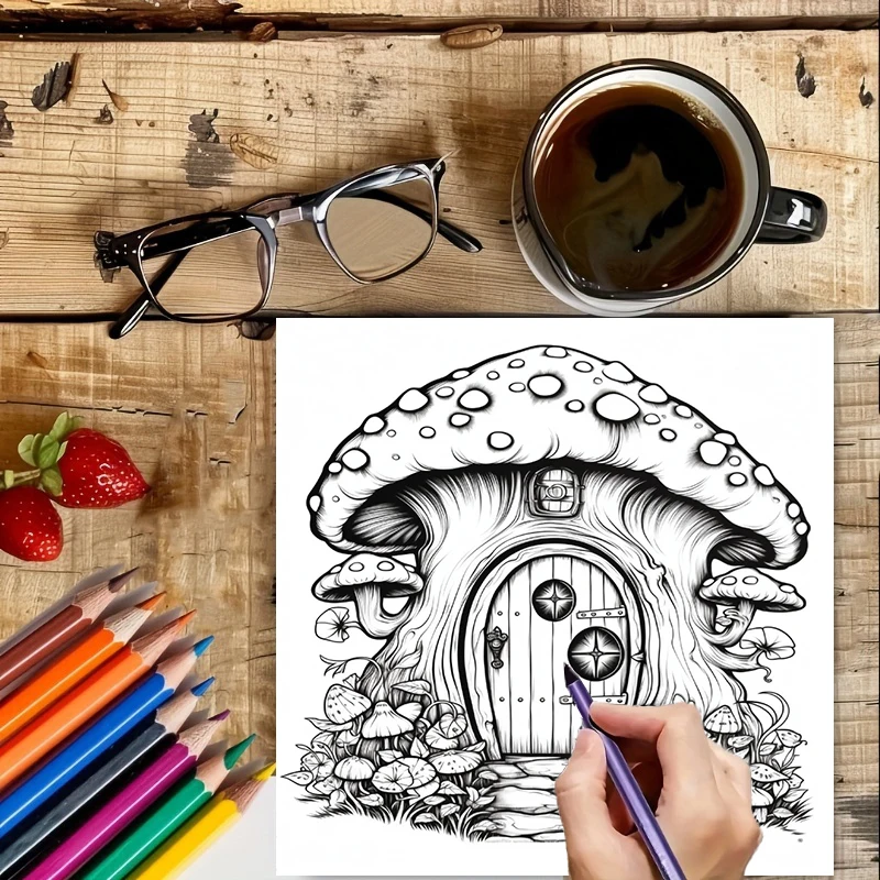 Coloring Book Fairy Door for A - Supply Event 리뷰 및 가격