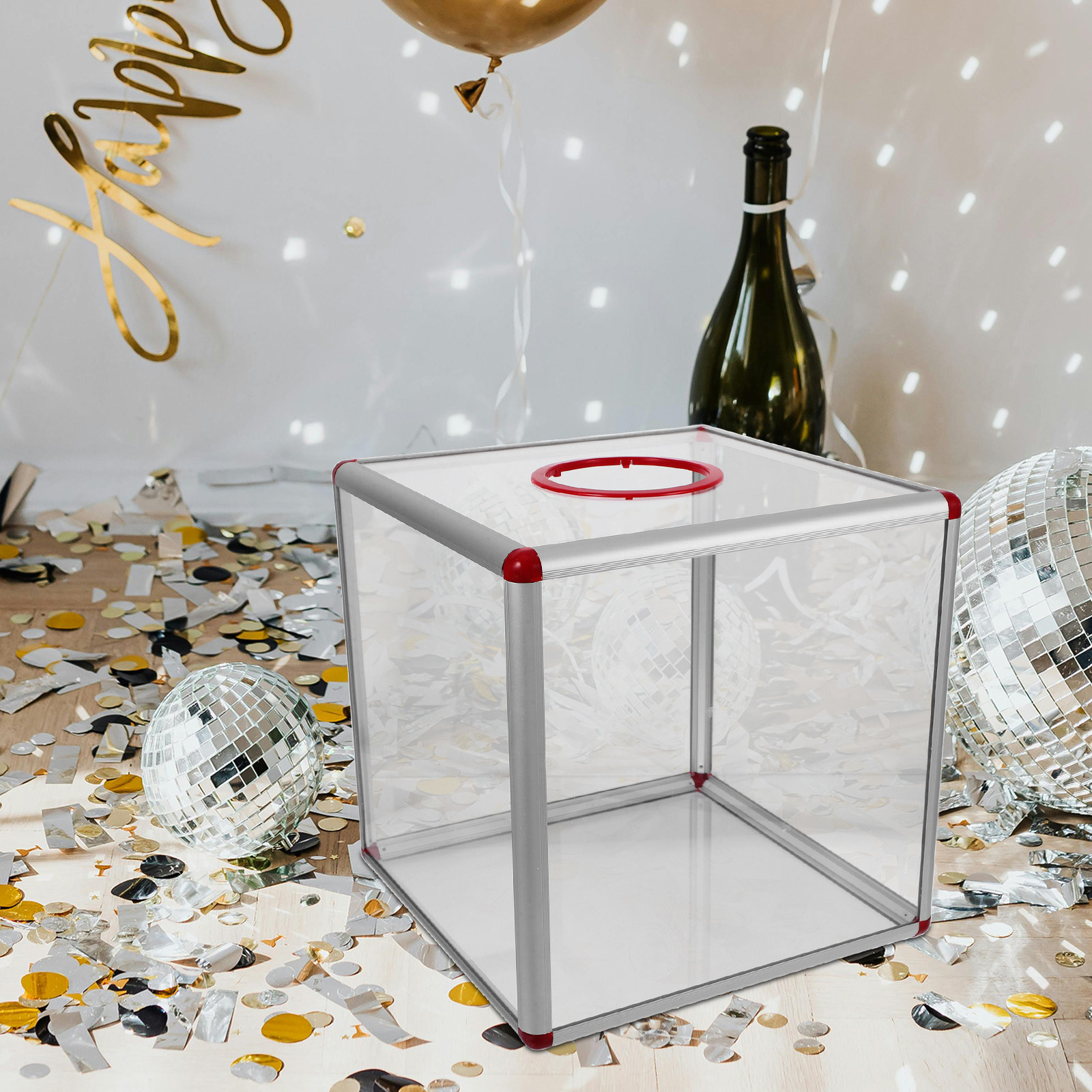 Large Clear Acrylic Raffle Tic - Event Party Box 리뷰 및 가격