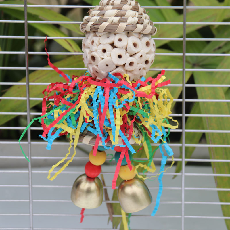 Bird toys, straw hats, colored - Paper Straw Color 리뷰 및 가격