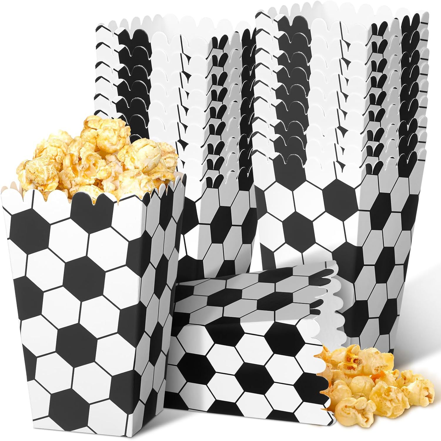 6/18Pcs  Football Popcorn Boxe - Event Party Box 리뷰 및 가격