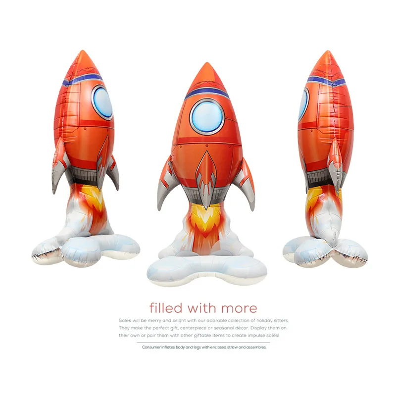 4D Rocket Helium Balloon Outer - Party Event Supplier 리뷰 및 가격