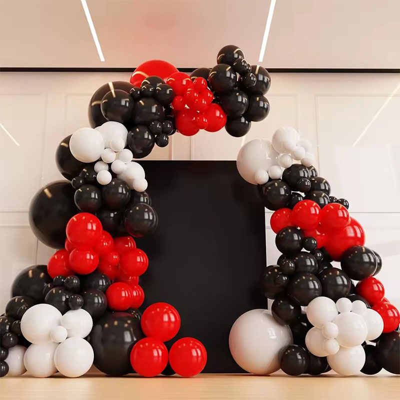 98Pcs Red and Black Balloons W - Balloon Arch Kit 리뷰 및 가격