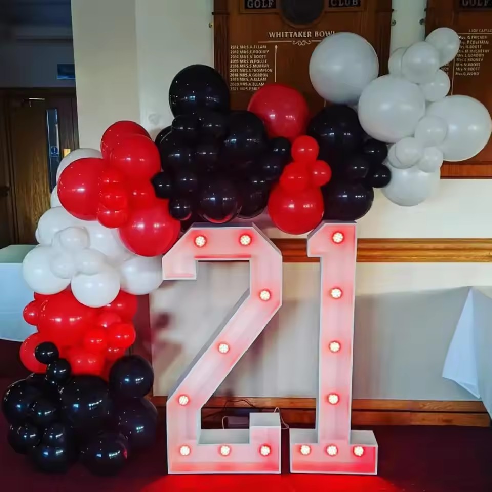 98Pcs Red and Black Balloons W - Balloon Arch Kit 리뷰 및 가격