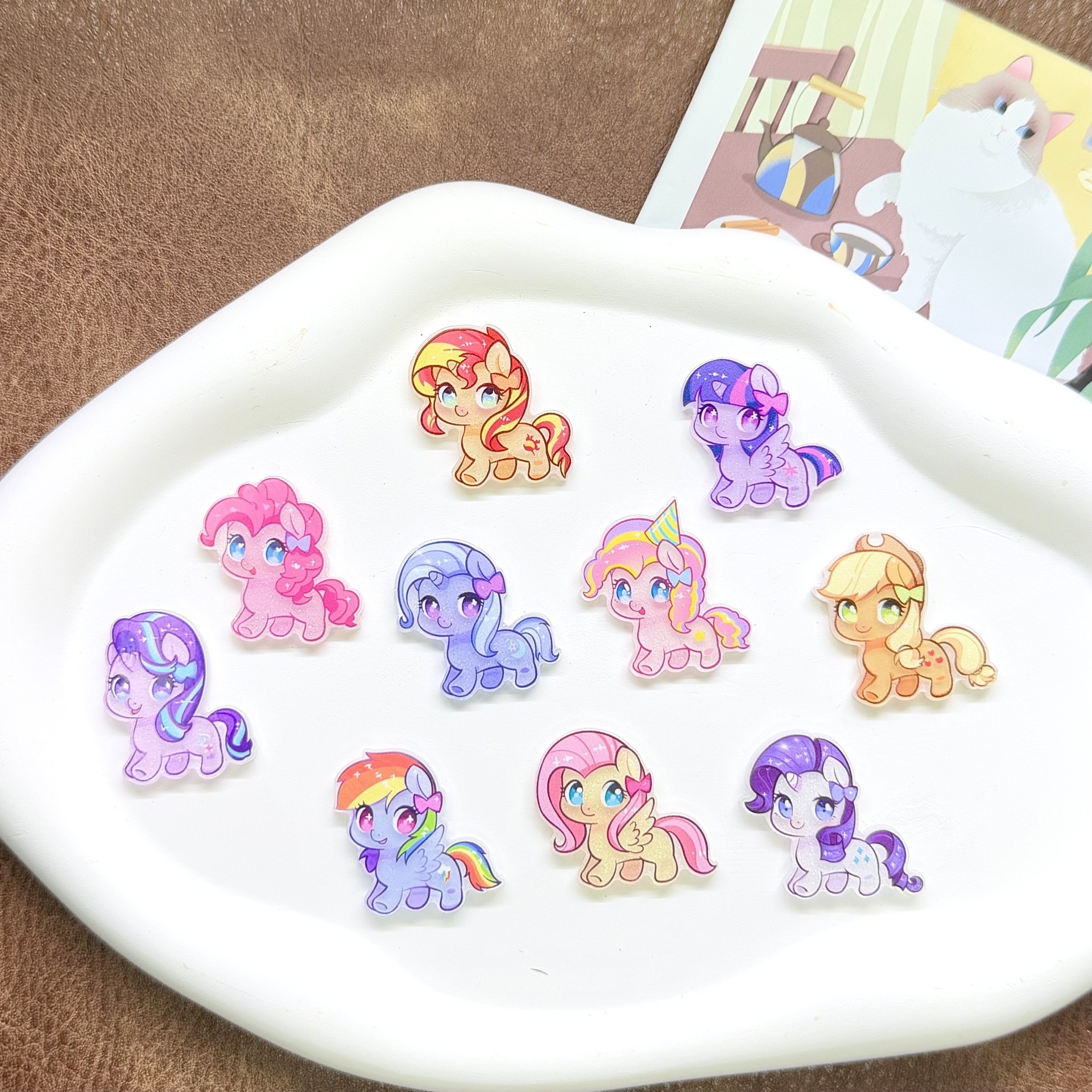 10pcs Cartoon Cute Super Q Pon - Event Party 리뷰 및 가격