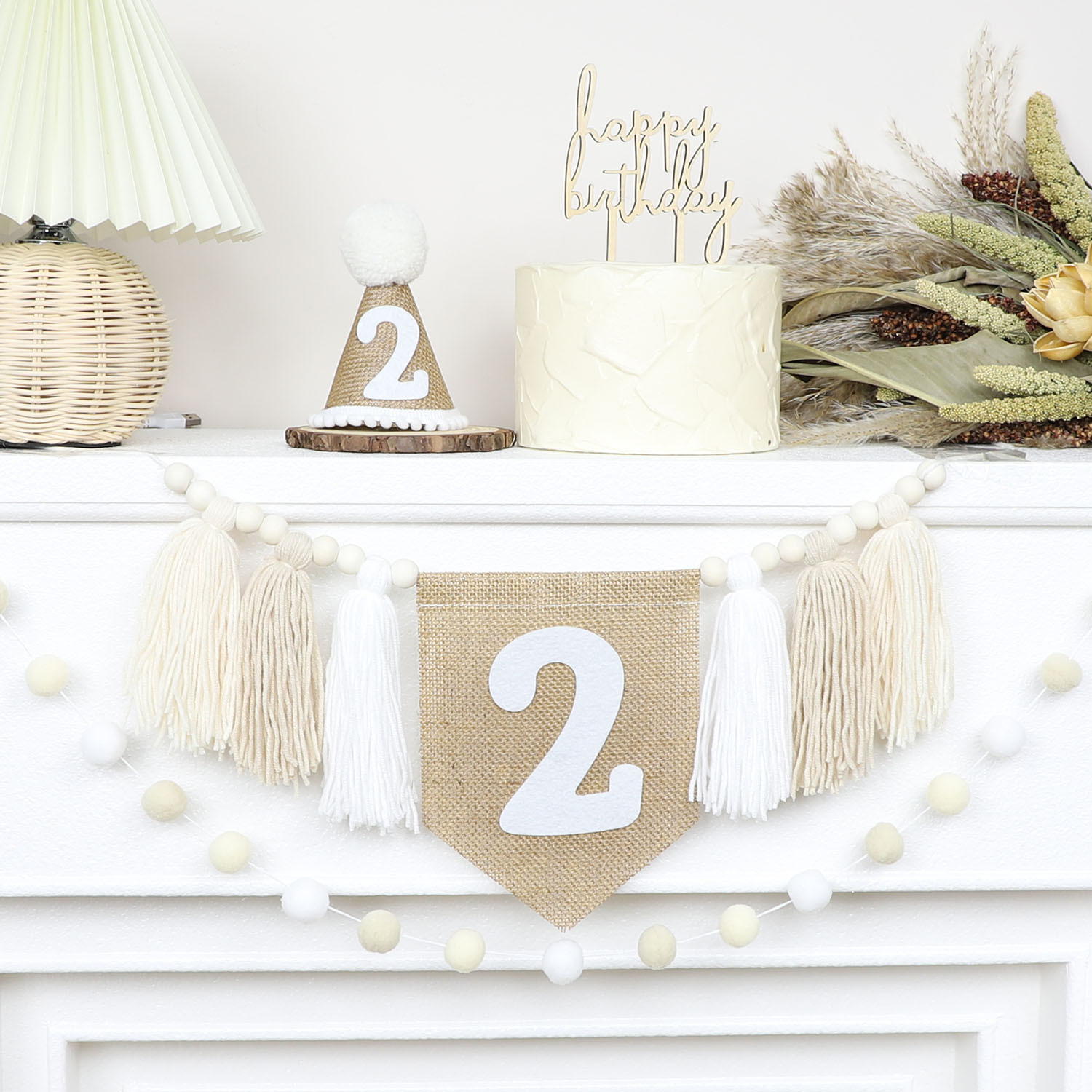 Birthday High Chair Banner Han - Party Hat Cone 리뷰 및 가격