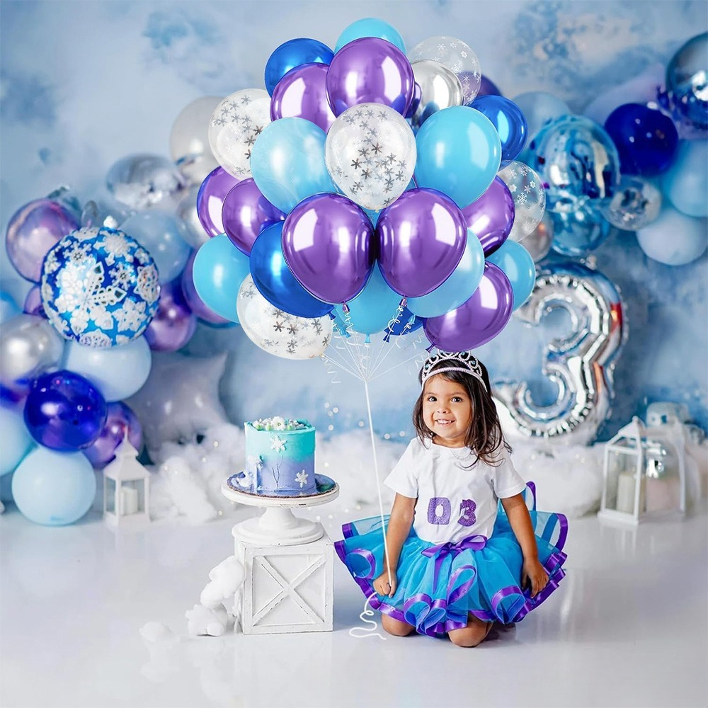 Winter Wonderland Snowflake Ba - Balloon Arch Kit 리뷰 및 가격