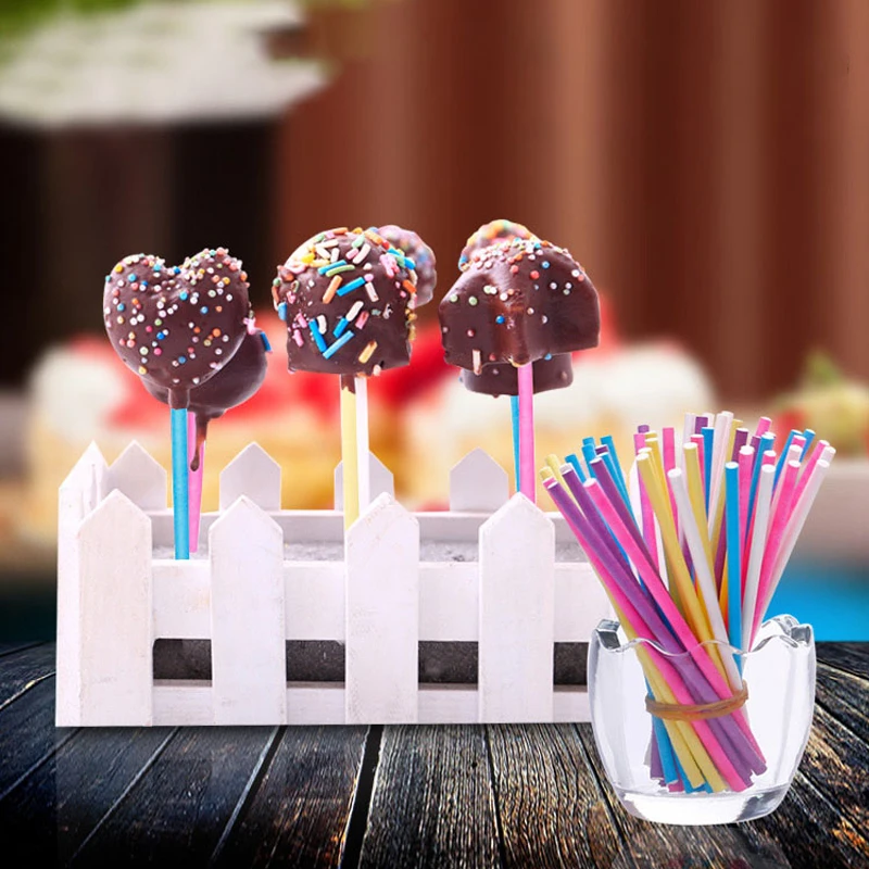 100Pcs/Lot Paper Lollipop Stic - Paper Straw Color 리뷰 및 가격