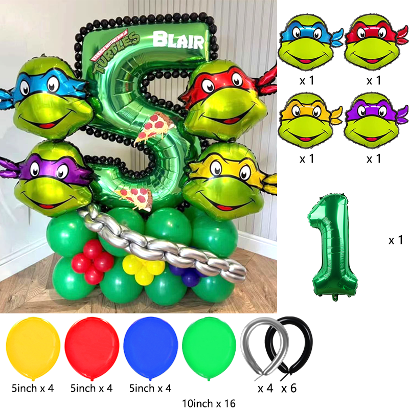 Ninja Turtles Themed Balloon A - Balloon Arch Kit 리뷰 및 가격