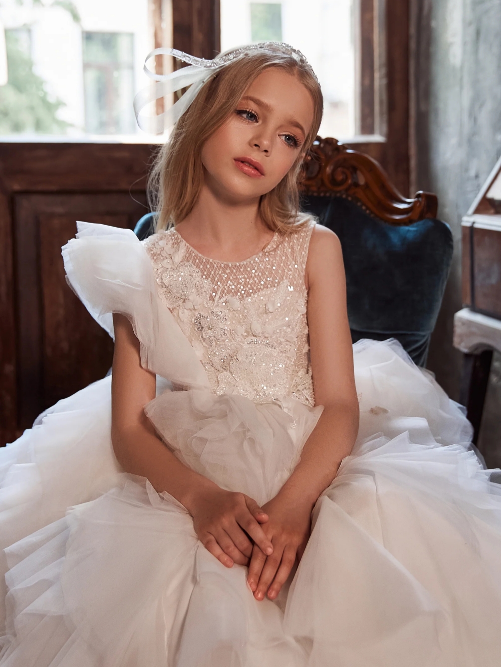 Puffy Sequined Beaded Princess - Glitter Tablecloth 리뷰 및 가격