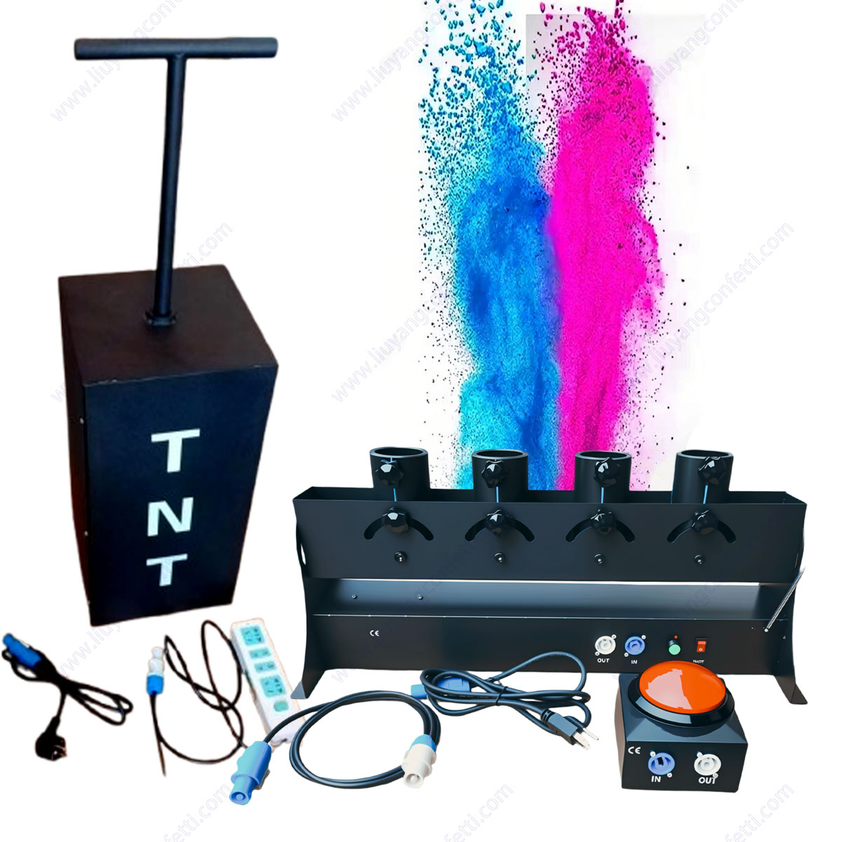 Electronic Spray Confetti Powd - Confetti Cannon Tube 리뷰 및 가격