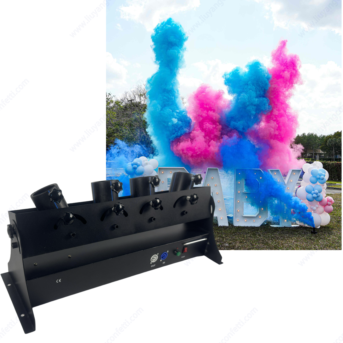 Electronic Spray Confetti Powd - Confetti Cannon Tube 리뷰 및 가격
