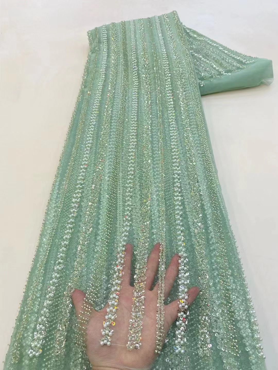 High Quality African Nigerian  - Glitter Tablecloth 리뷰 및 가격