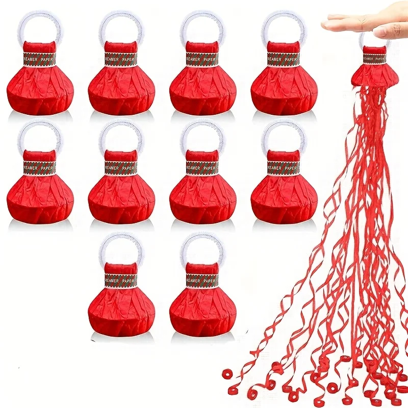 Red Hand Throwing Streamers Co - Confetti Cannon Tube 리뷰 및 가격