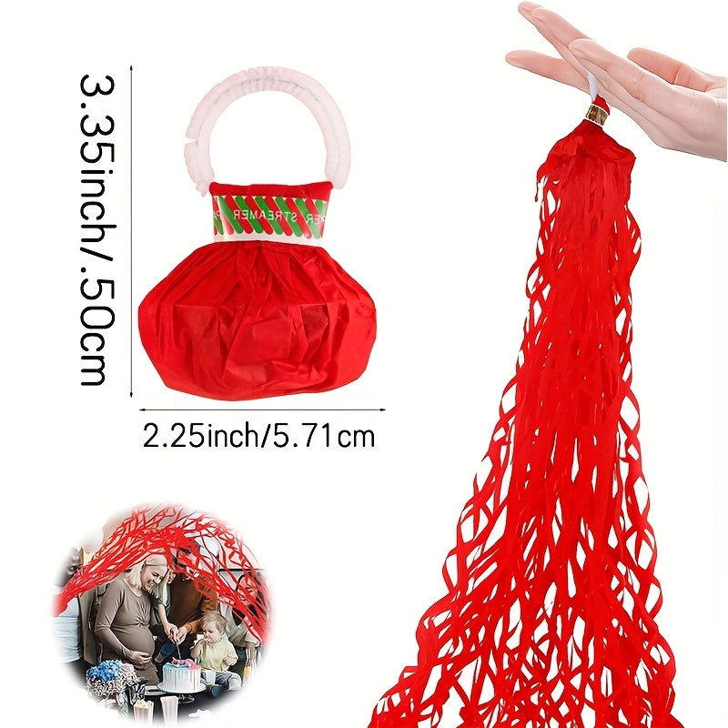 Red Hand Throwing Streamers Co - Confetti Cannon Tube 리뷰 및 가격