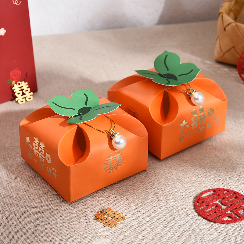 50pcs Orange Portable Gift Box - Event Party Box 리뷰 및 가격