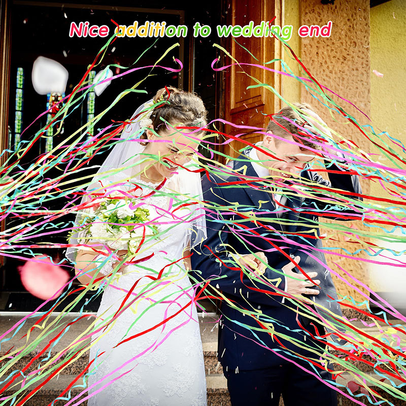 5-20pc Colorful Hand Throw Str - Confetti Cannon Tube 리뷰 및 가격
