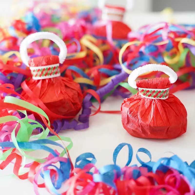 5-20pc Colorful Hand Throw Str - Confetti Cannon Tube 리뷰 및 가격