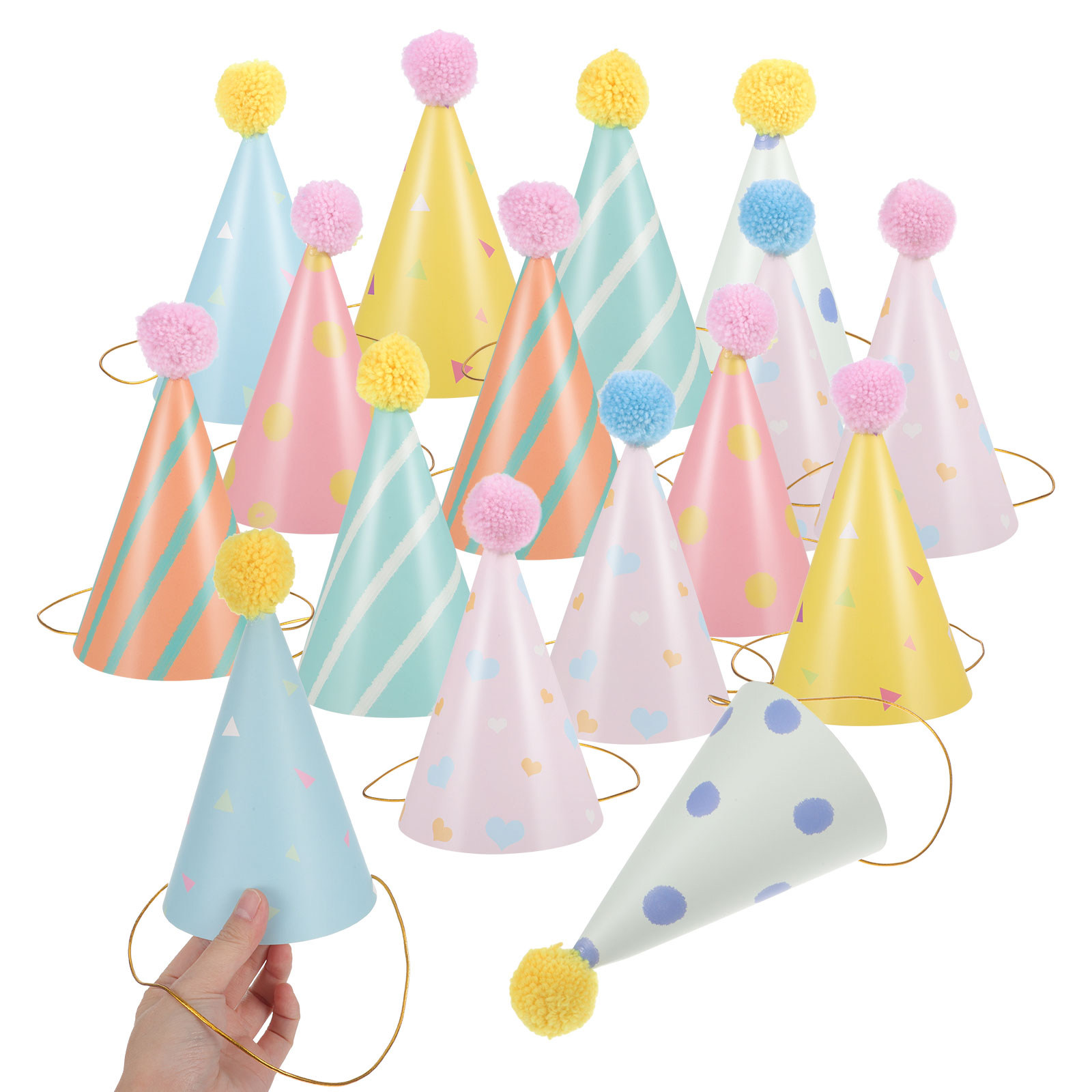 14Pcs Birthday Hats Paper Cone - Party Hat Cone 리뷰 및 가격