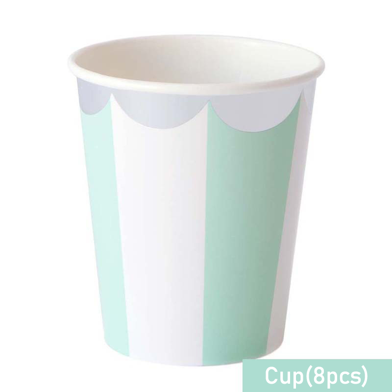 Striped Disposable Tableware P - Paper Straw Color 리뷰 및 가격