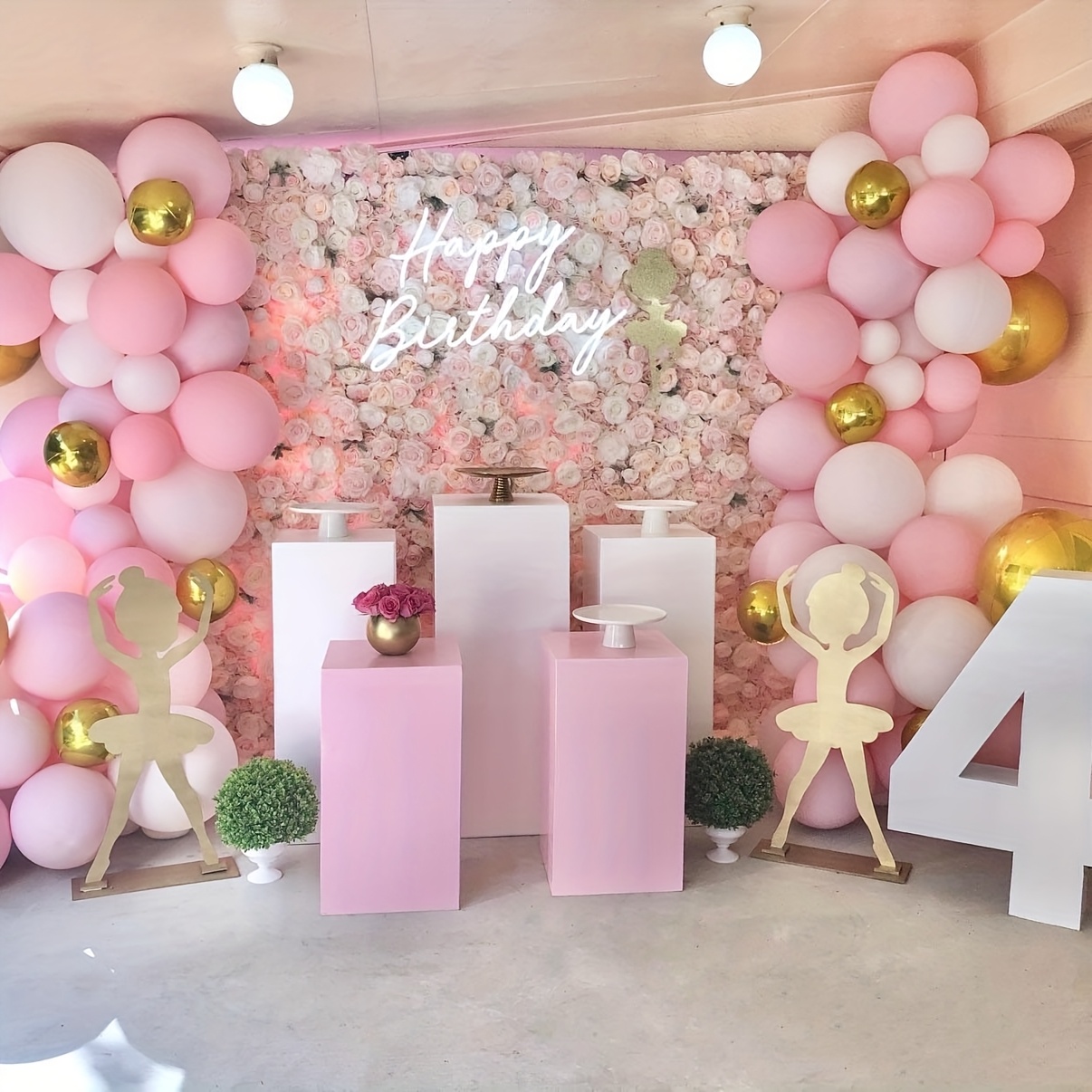 125pcs Pink & White Balloon Ar - Balloon Arch Kit 리뷰 및 가격