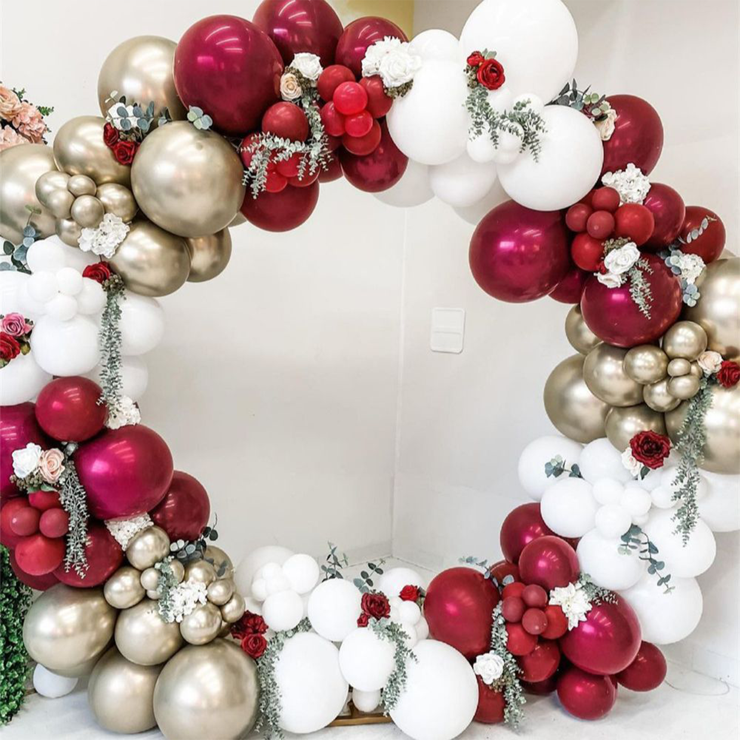 Garnet Balloon Set Garland Arc - Party Event Supplier 리뷰 및 가격