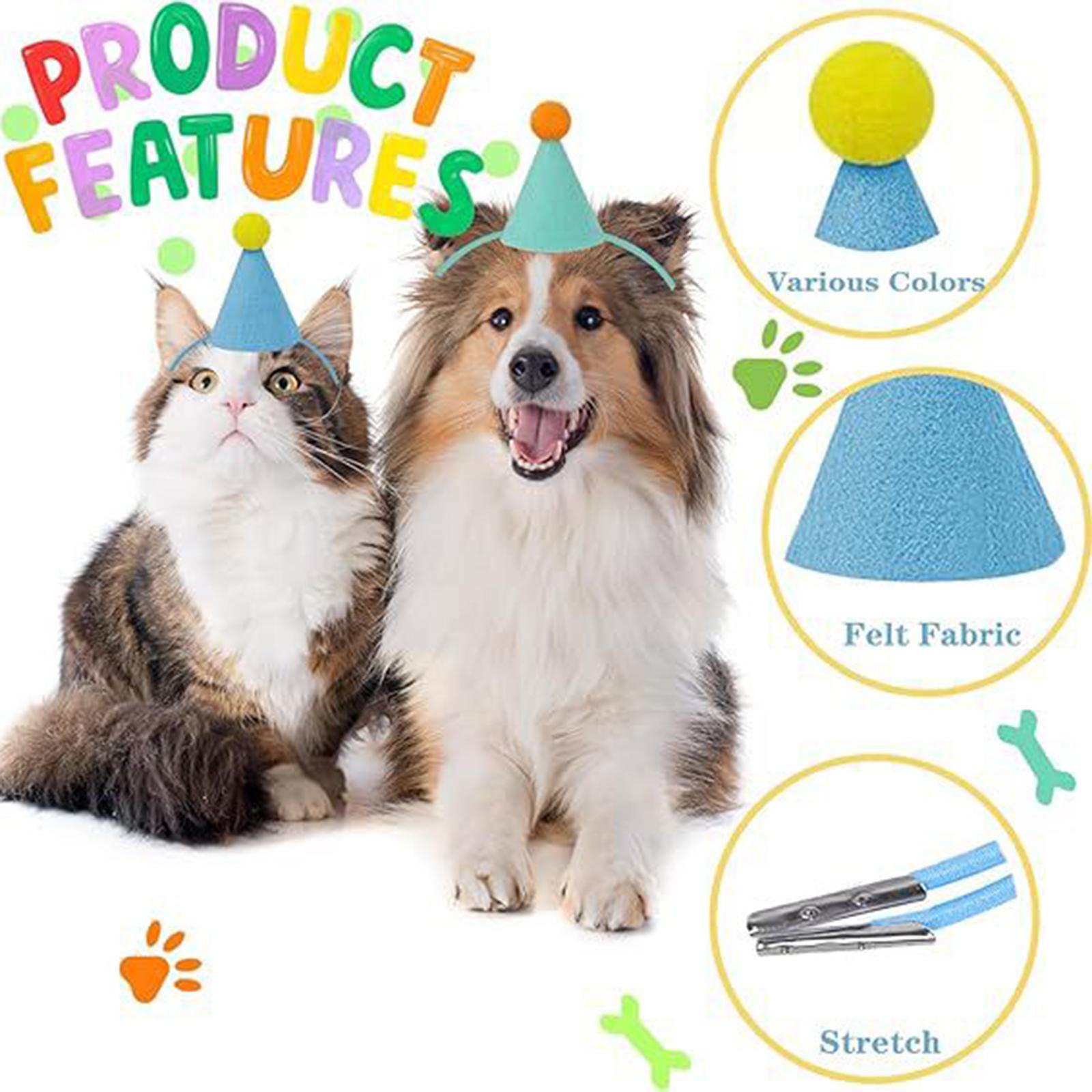 6 Pieces Mini Pet Party Hats M - Party Hat Cone 리뷰 및 가격
