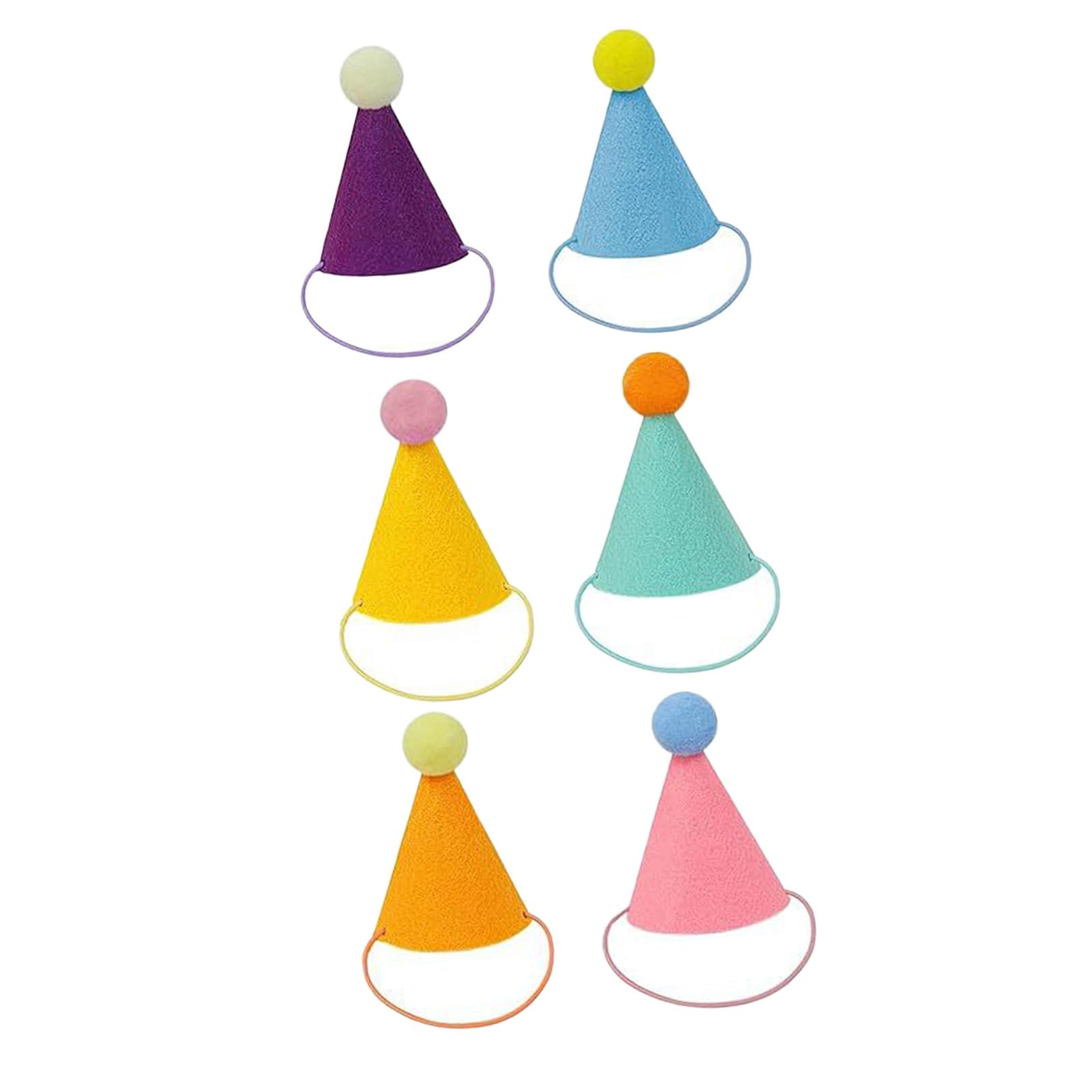 6 Pieces Mini Pet Party Hats M - Party Hat Cone 리뷰 및 가격