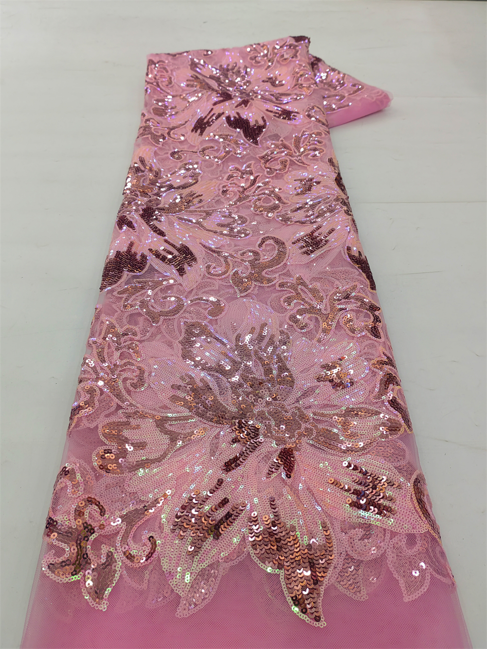 African Sequins Net Lace Fabri - Glitter Tablecloth 리뷰 및 가격