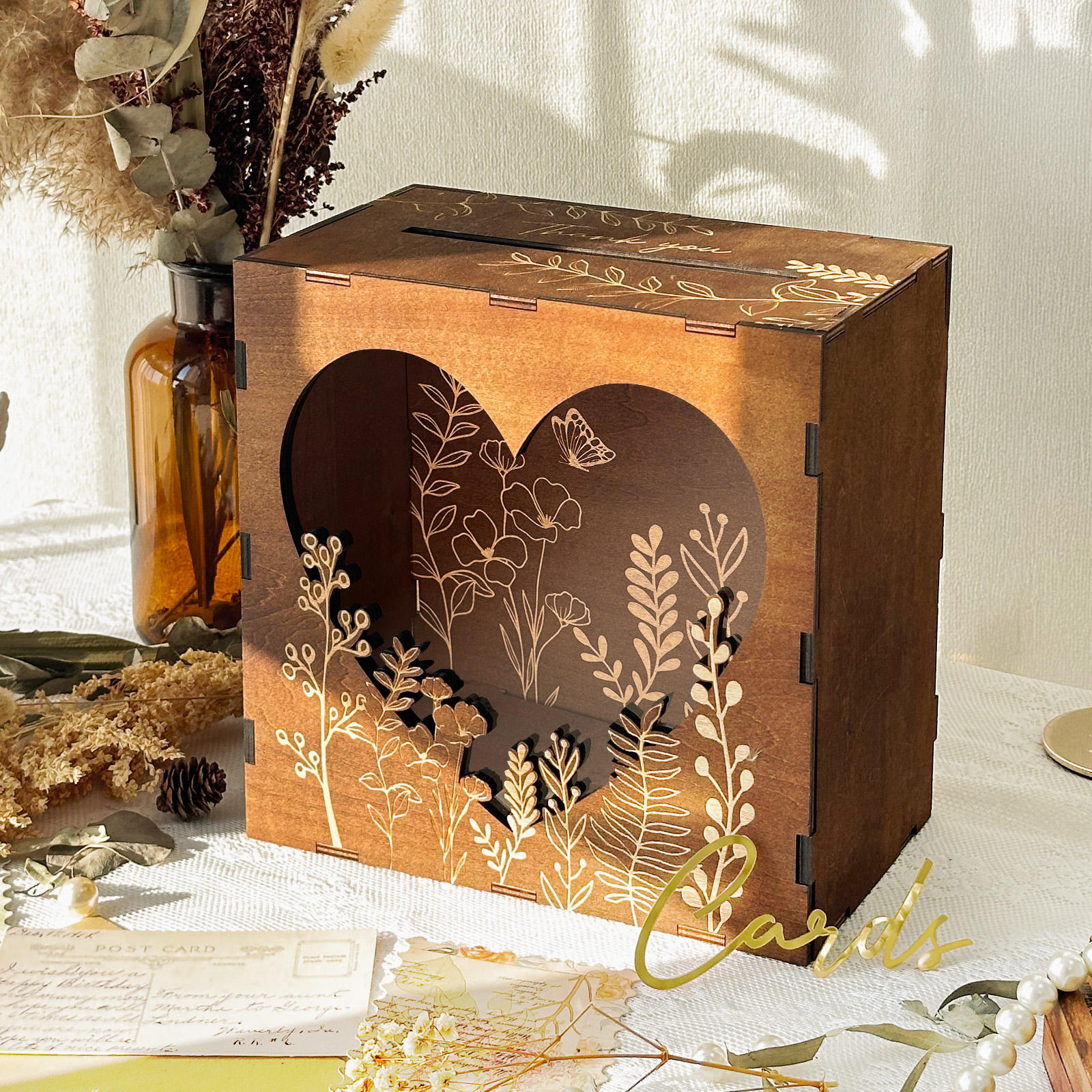 OurWarm Heart Window Card Box, - Event Party Box 리뷰 및 가격