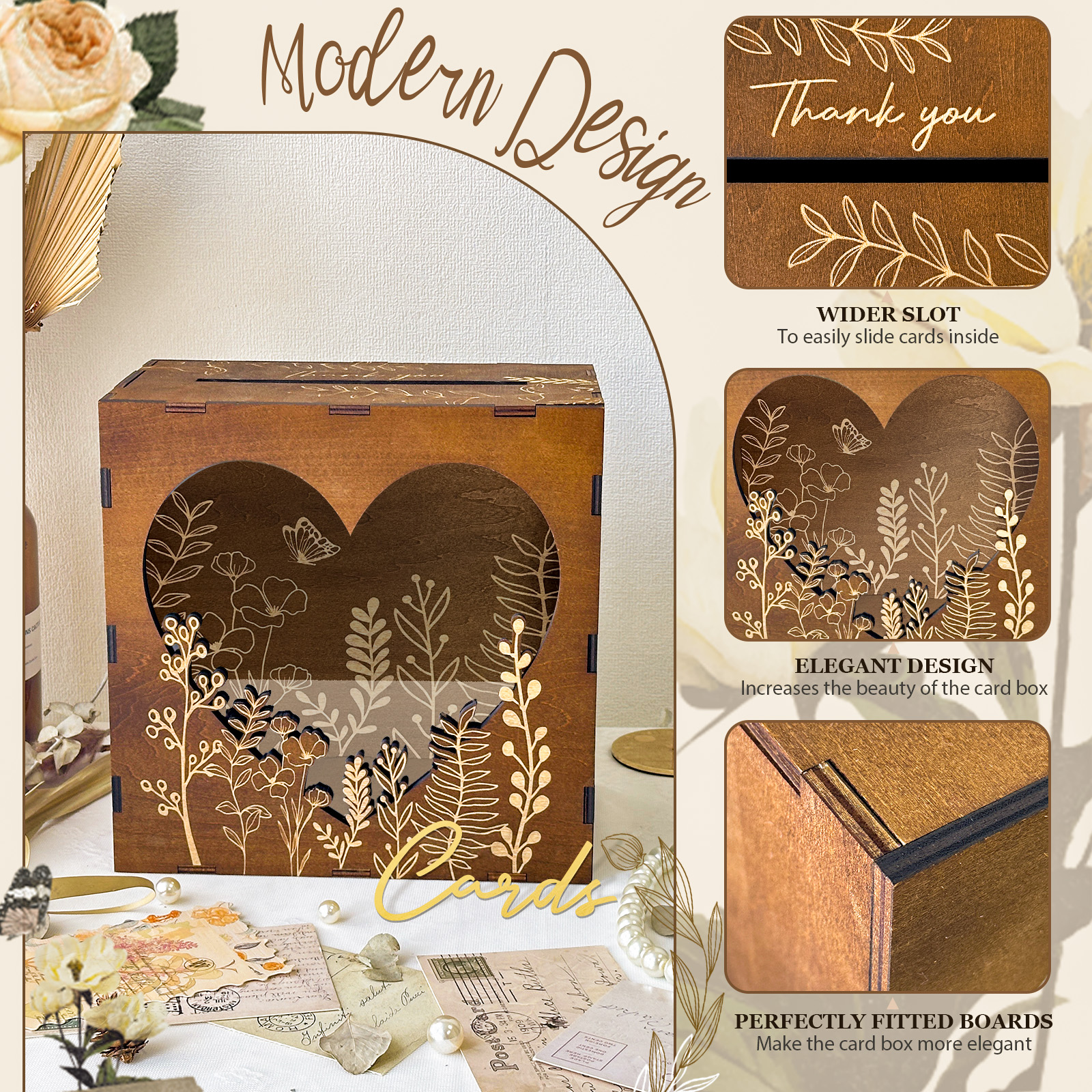 OurWarm Heart Window Card Box, - Event Party Box 리뷰 및 가격